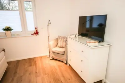 TV/Unterhaltungsangebot in der Unterkunft Ferienwohnung Küstentraum