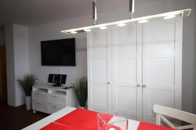 TV/Unterhaltungsangebot in der Unterkunft Ferienwohnung Jolle Haus Duckdalben