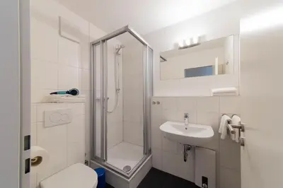 Ein Badezimmer in der Unterkunft Ferienwohnung Kurpark-Residenz App. 5