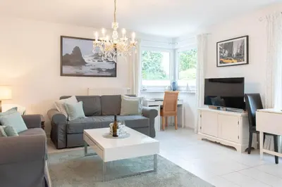 TV/Unterhaltungsangebot in der Unterkunft Ferienwohnung Mare Time 1