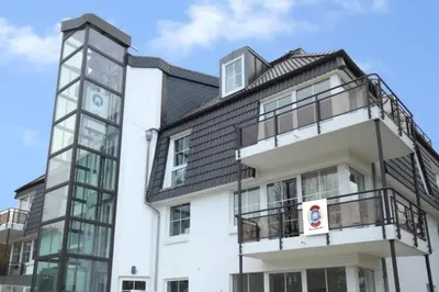 Das Gebäude in dem sich die Ferienwohnung befindet