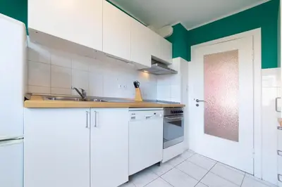 Küche/Küchenzeile in der Unterkunft Ferienwohnung Havenothstrasse
