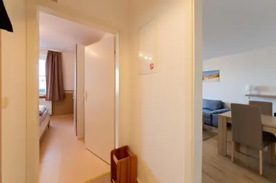 Ein Sitzbereich in der Unterkunft Ferienwohnung MehrBlick 11