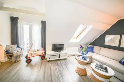TV/Unterhaltungsangebot in der Unterkunft Ferienwohnung Nordnordost