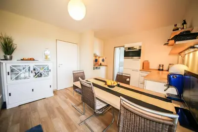 Küche/Küchenzeile in der Unterkunft Ferienwohnung Morgensonne