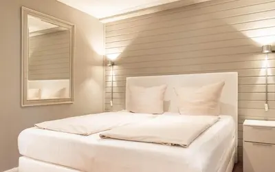 Ein Bett oder Betten in einem Zimmer der Unterkunft Ferienwohnung Ocean Suite