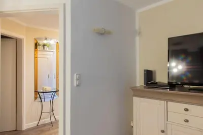 TV/Unterhaltungsangebot in der Unterkunft Ferienwohnung Ocean Pearl