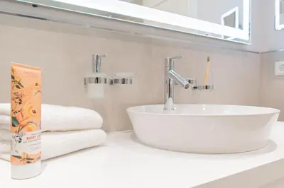 Ein Badezimmer in der Unterkunft Ferienwohnung Nordwind