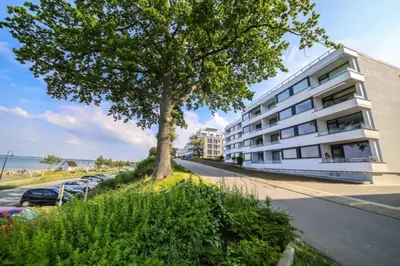 Das Gebäude in dem sich die Ferienwohnung befindet