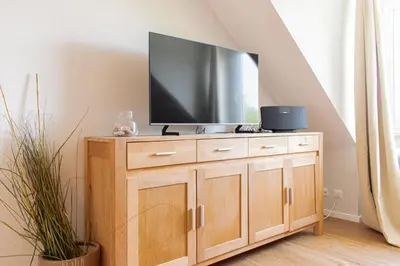 TV/Unterhaltungsangebot in der Unterkunft Ferienwohnung Ocean Lodge 1