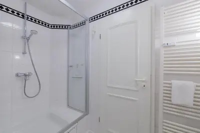 Ein Badezimmer in der Unterkunft Ferienwohnung Witthus