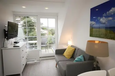 TV/Unterhaltungsangebot in der Unterkunft Ferienwohnung Windrose 14
