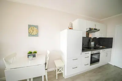 Küche/Küchenzeile in der Unterkunft Ferienwohnung Residenz App. 327