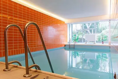 Der Swimmingpool an oder in der Nähe von Ferienwohnung Sandkorn