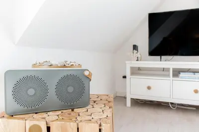 TV/Unterhaltungsangebot in der Unterkunft Ferienwohnung Sandbox