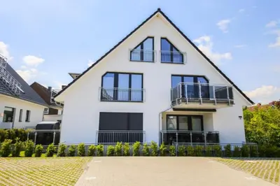 Das Gebäude in dem sich die Ferienwohnung befindet
