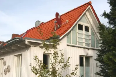 Das Gebäude in dem sich die Ferienwohnung befindet