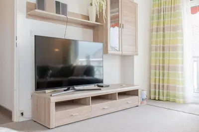 TV/Unterhaltungsangebot in der Unterkunft Ferienwohnung Seeluft