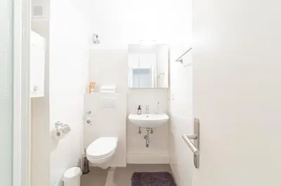 Ein Badezimmer in der Unterkunft Ferienwohnung Seeluft