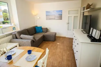 TV/Unterhaltungsangebot in der Unterkunft Ferienwohnung Seesternchen 2