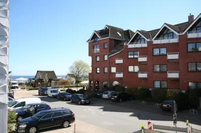 Das Gebäude in dem sich die Ferienwohnung befindet