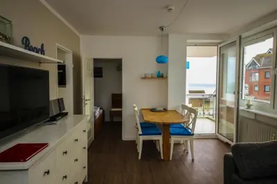 TV/Unterhaltungsangebot in der Unterkunft Ferienwohnung Seesternchen 3