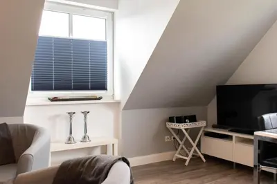TV/Unterhaltungsangebot in der Unterkunft Ferienwohnung Sommerwind
