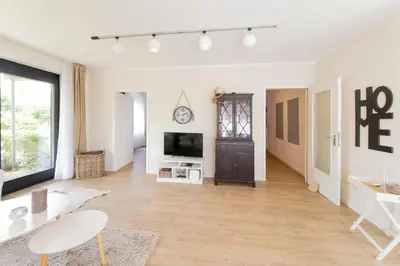 TV/Unterhaltungsangebot in der Unterkunft Ferienwohnung Strandlust