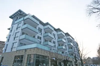 Das Gebäude in dem sich die Ferienwohnung befindet