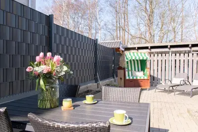 Grundriss der Unterkunft Ferienwohnung Strandmuschel