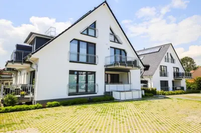 Das Gebäude in dem sich die Ferienwohnung befindet