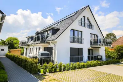 Das Gebäude in dem sich die Ferienwohnung befindet