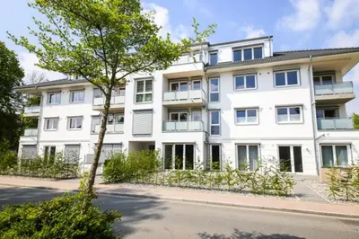 Das Gebäude in dem sich die Ferienwohnung befindet