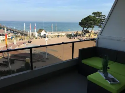 Ein allgemeiner Meerblick oder ein Meerblick von der Ferienwohnung aus