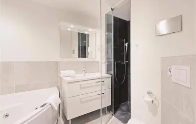 Ein Badezimmer in der Unterkunft Highend Travemünde - Whg 302
