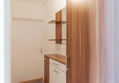 Küche/Küchenzeile in der Unterkunft Ferienwohnung Traum Ostseeblick