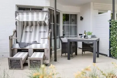 Ein Patio oder anderer Außenbereich in der Unterkunft Ferienwohnung Zweite Heimat