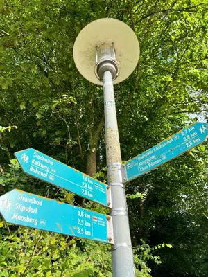 Grundriss der Unterkunft Panoramablick über den See