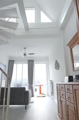 Ein Bett oder Betten in einem Zimmer der Unterkunft WellenRausch Living 
