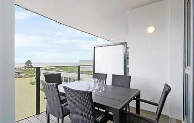 Ein Balkon oder eine Terrasse in der Unterkunft Highend Travemünde - Whg 207