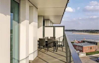 Ein Balkon oder eine Terrasse in der Unterkunft Highend Travemünde - Whg 308