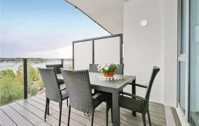 Ein Balkon oder eine Terrasse in der Unterkunft Highend Travemünde - Whg 506