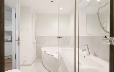 Ein Badezimmer in der Unterkunft Highend Travemünde - Whg 602
