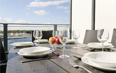 Ein Balkon oder eine Terrasse in der Unterkunft Highend Travemünde - Whg 602