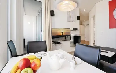 TV/Unterhaltungsangebot in der Unterkunft Highend Travemünde - Whg 603