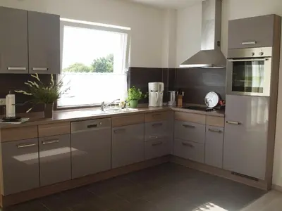 Küche/Küchenzeile in der Unterkunft Ferienwohnung Angelika & Peter Keller