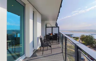 Ein Balkon oder eine Terrasse in der Unterkunft Highend Travemünde - Whg 412