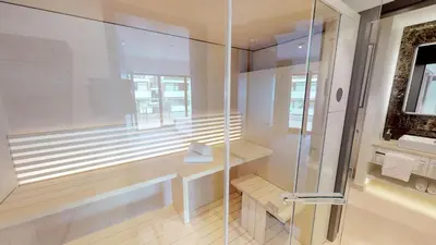 Ein Badezimmer in der Unterkunft White Pearl Apartment 3.11