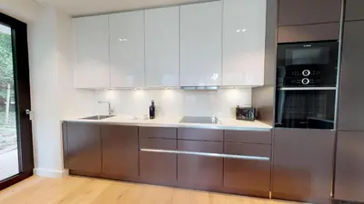 Küche/Küchenzeile in der Unterkunft White Pearl Apartment 0.07