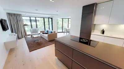 Küche/Küchenzeile in der Unterkunft White Pearl Apartment 2.16